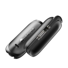 Bluetooth Headset - High Sound Quality Wireless Binaural Mini In-ear Sports Noise Cancellation (Option: Black)